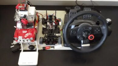 Photo of Steering Wheel Drive R/C Car using Arduino