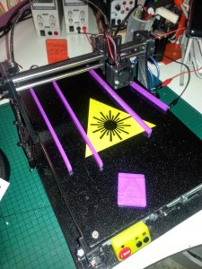 An Open Source 3D printed laser cutter engraver.