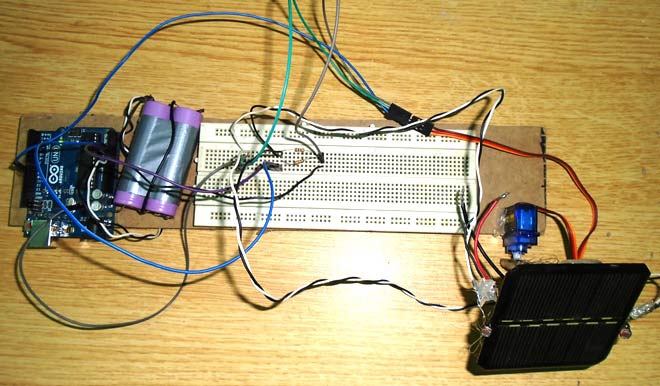 Arduino Solar Tracker using LDR and Servo Motor