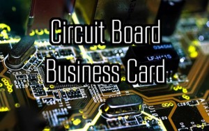 Design Your Own PCB Business Card
