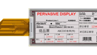 Photo of Pervasive Displays Expands Its Popular Range of Red Tri-color E-paper Displays