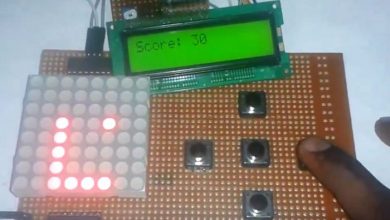 Photo of Snake Game on 8×8 Matrix using Arduino
