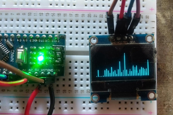 Arduino OLED Spectrum Analyzer