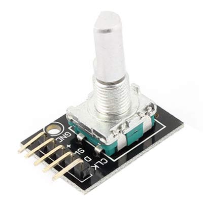 Pins Arduino Based LED Chaser using Rotary Encoder