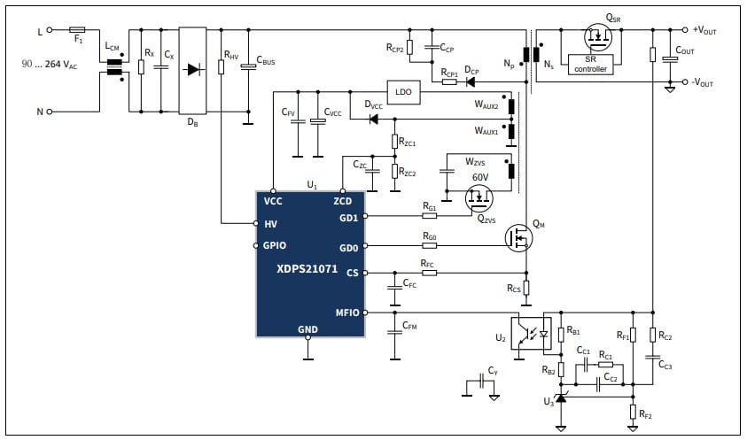 45w Usb pd Smps Reference Design Delivers 21.5w in3