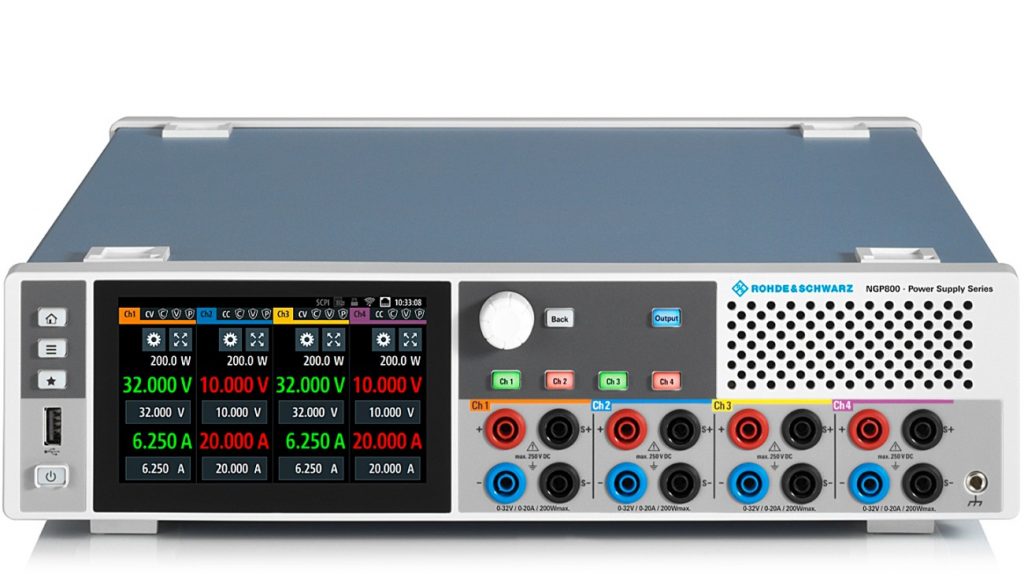 R&s Ngp800 Power Supplies Offer Up to Four Independent Channels in a Single Instrument