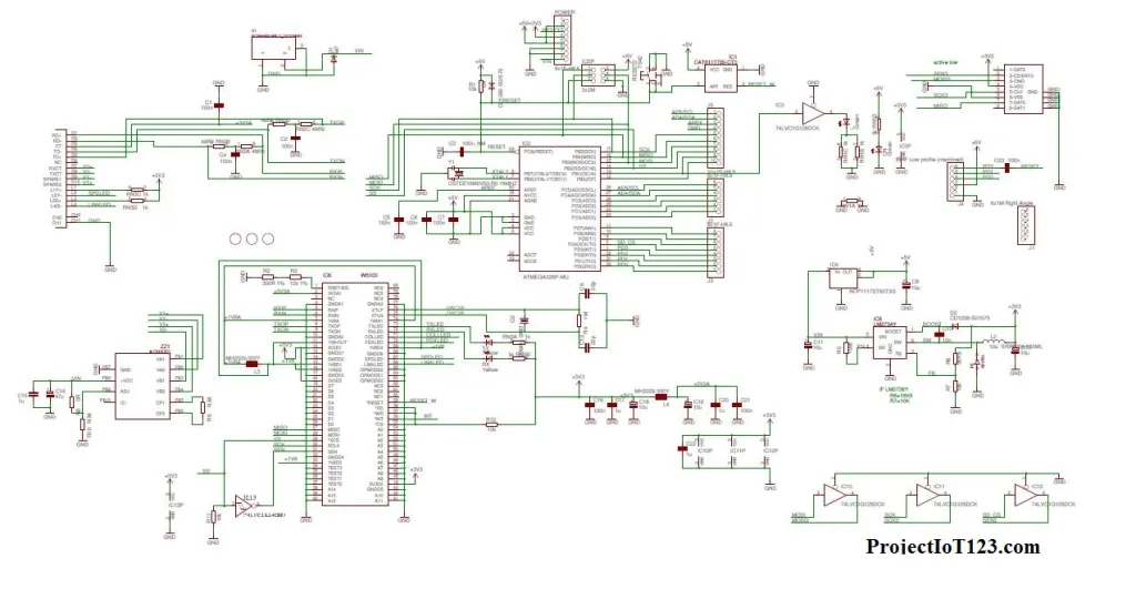 Arduino Ethernet Schematics