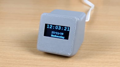 Photo of Network Clock Using Esp8266 and Oled Display