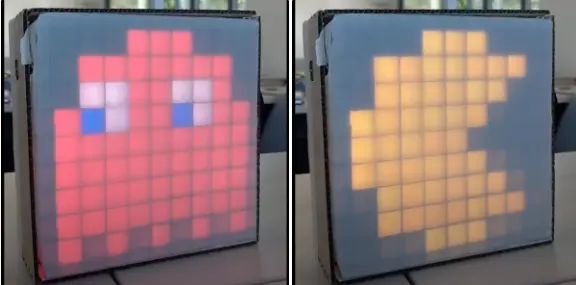 Pacman Ghost LED Matrix