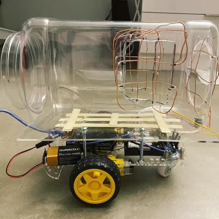 Step 10 Build a Car With Touch Sensitive Steering for Your Rat