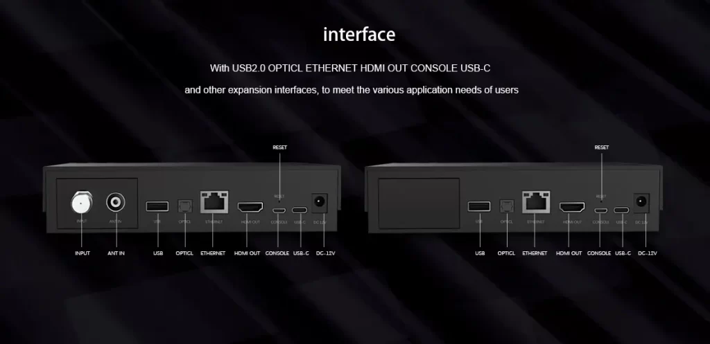 The developer kit looks like a standard TV box and is based on an Amlogic S905X4